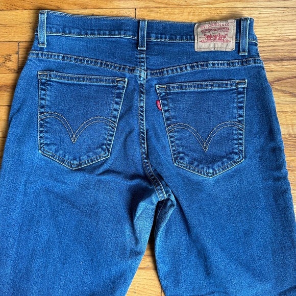 Levi's Vintage Jeans Women’s 10L Blue Denim 550 Classic Relaxed Boot Cut Stretch - Picture 4 of 11